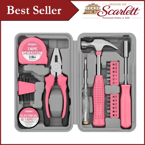Ergonomic piece pink tool - 24-piece,