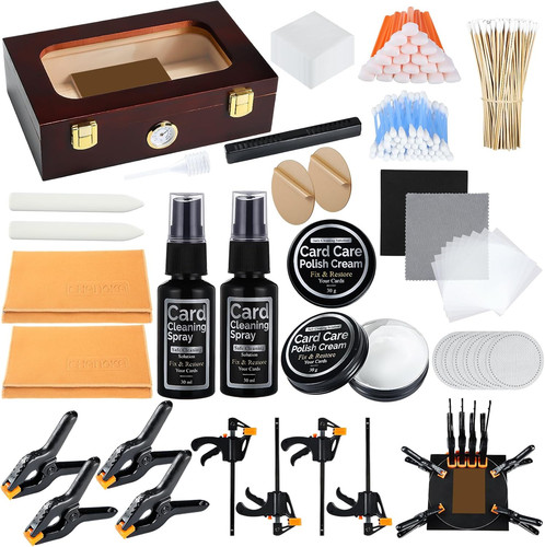 Card flattening tool kit - flattening,