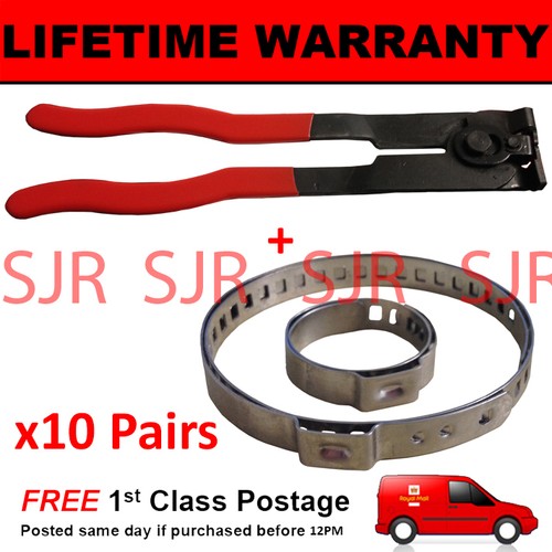 Boot clamps pair x10 - pair, ear